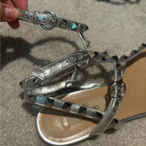 Valentino Garavani Rockstud Cage Flat Sandals sz 36 - Picture 3 of 8
